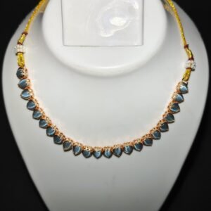 Blue Heart Serenade Set / Azure Love Heart Necklace/VNSJwellery Set