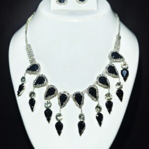 Noir Teardrop Elegance Set/VNSJwellery Set